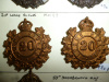 MM97 - 20th Lorne Rifles Matching Pair of Collar Badges